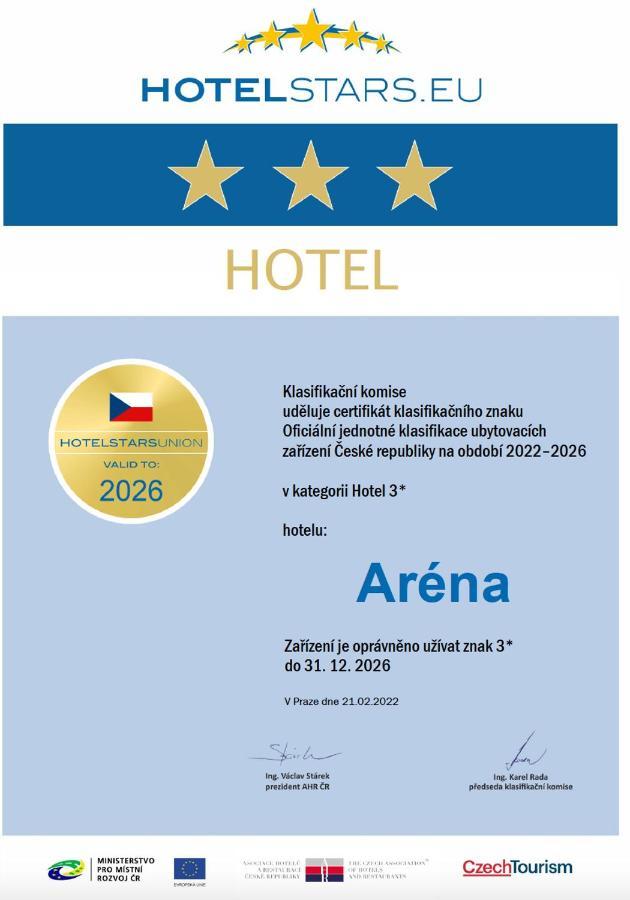 Hotel Aréna Brumov Exterior foto
